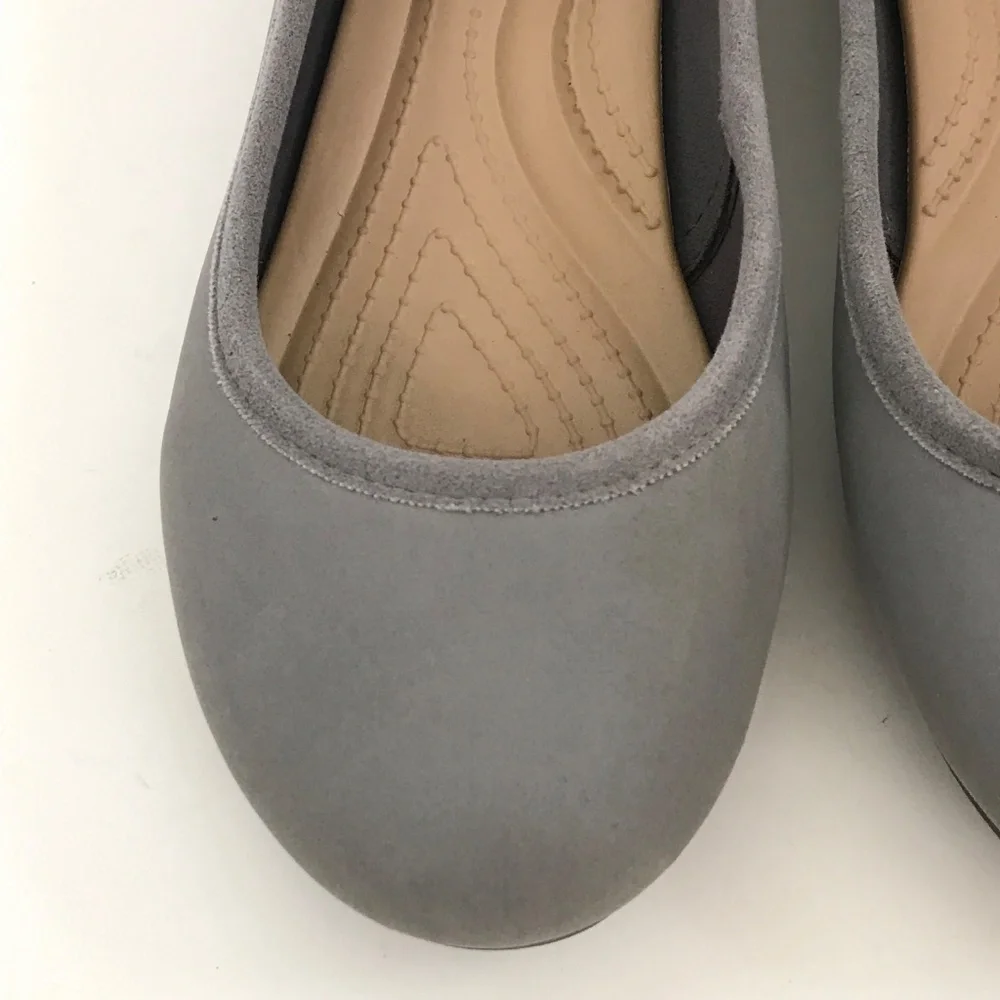 CROCS Ballet Flats Gray Women’s Size 8